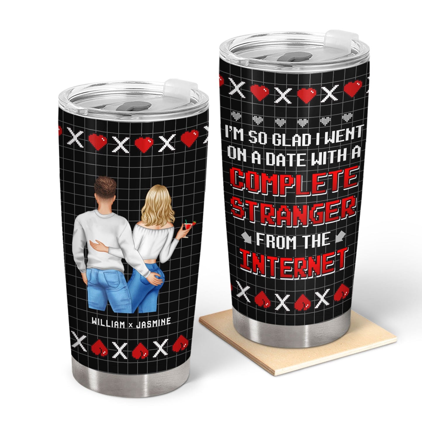 Complete Stranger - Gift For Couples - Personalized Tumbler