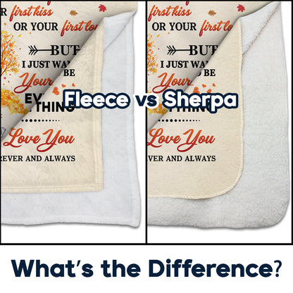 Old Couple To My Wife Turn Back The Clock - Gift For Couples - Personalized Fleece Blanket, Sherpa Blanket