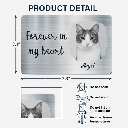 Custom Photo Memorial I'm Always With You - Personalized Aluminum Wallet Card