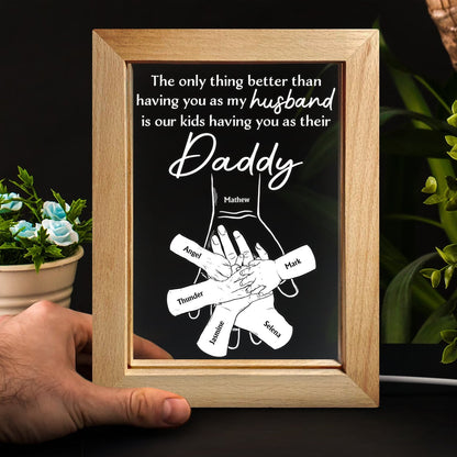 Having You As A Husband - Personalized Frame Lamp