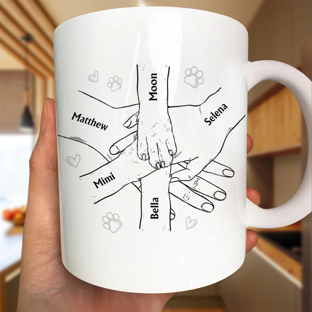 Hands In This Is Love - Personalized Mug