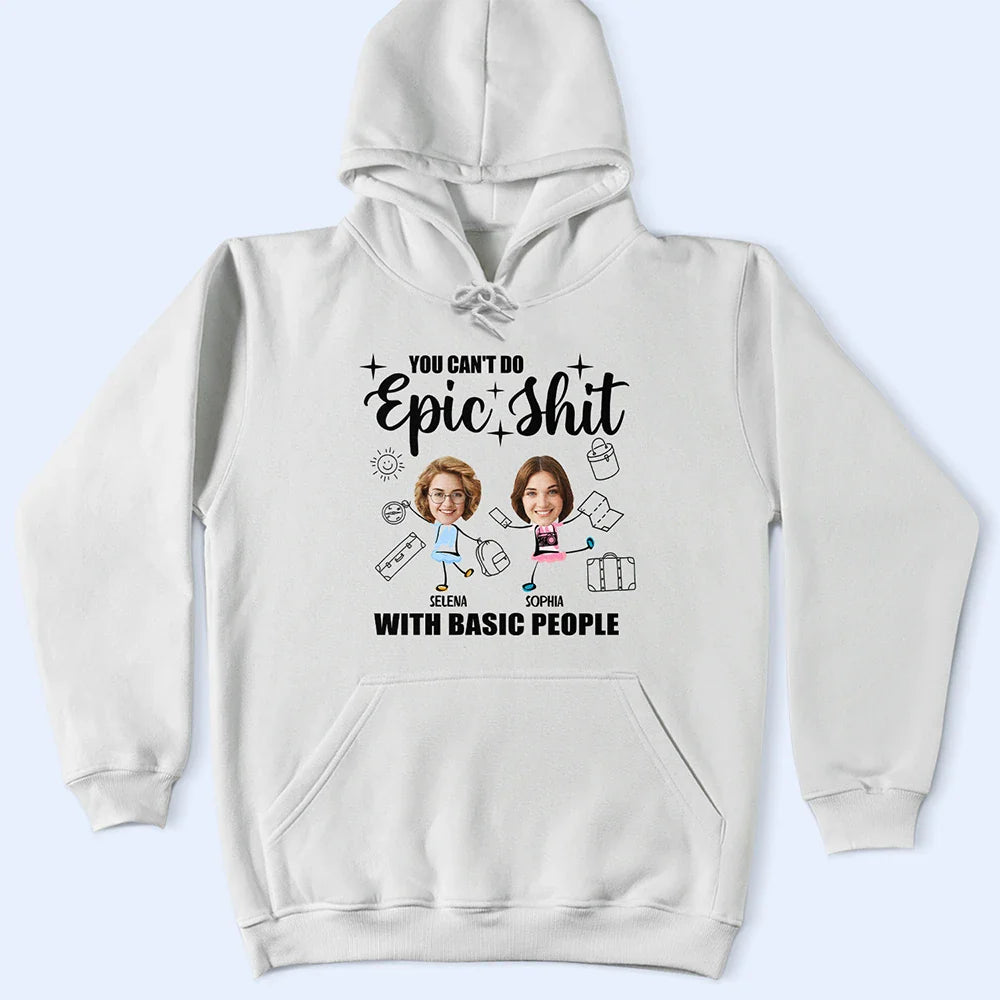 Custom Photo With Basic People - Personalized T Shirt