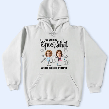 Custom Photo With Basic People - Personalized T Shirt