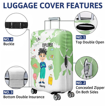 Little Explorer - Personalized Luggage Cover