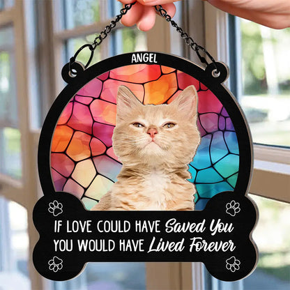 Custom Photo You Were My Favorite Hello - Personalized Window Hanging Suncatcher Ornament