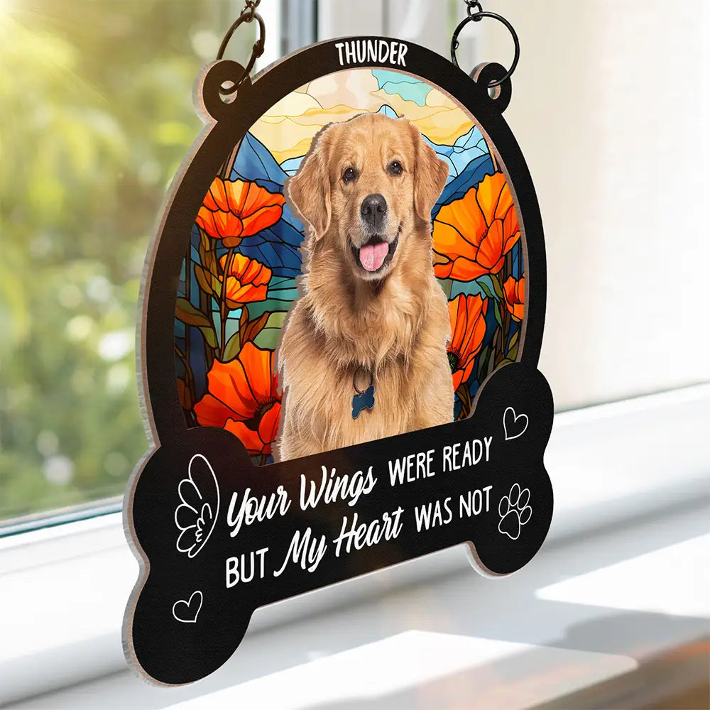 Custom Photo You Were My Favorite Hello - Personalized Window Hanging Suncatcher Ornament