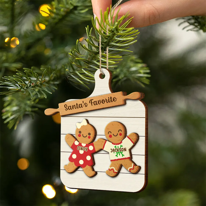 Grandma Perfect Batch Icon Cookies - Personalized 2-Layered Wooden Ornament