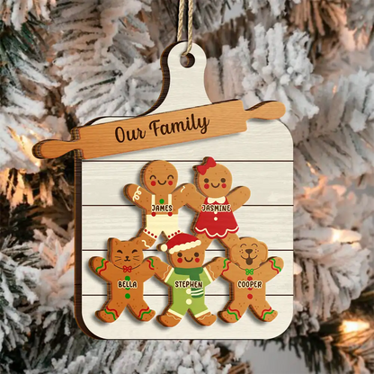 Grandma Perfect Batch Icon Cookies - Personalized 2-Layered Wooden Ornament