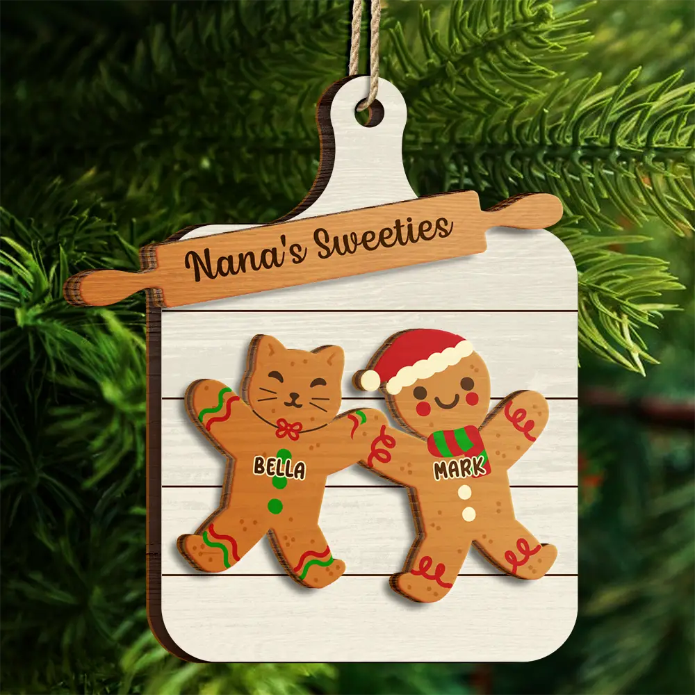 Grandma Perfect Batch Icon Cookies - Personalized 2-Layered Wooden Ornament