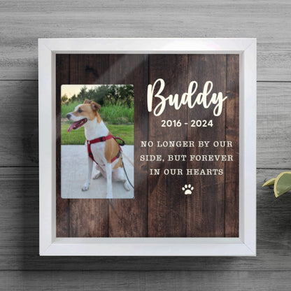 Dog Cat Pet Memorial Sympathy Keepsake Personalized Shadow Box