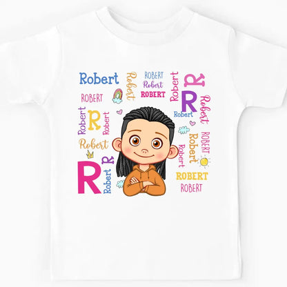 Kid - Gift For Granddaughter Repeating Name - Personalized Kid T-shirt, Kid Hoodie, Kid Sweatshirt Shirts & Tops The Next Custom Gift