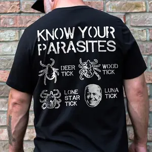 Know Your Parasites Trump Back Shirt Shirts & Tops The Next Custom Gift