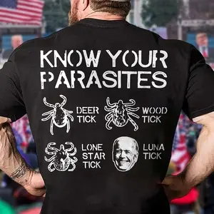 Know Your Parasites Trump Back Shirt Shirts & Tops The Next Custom Gift