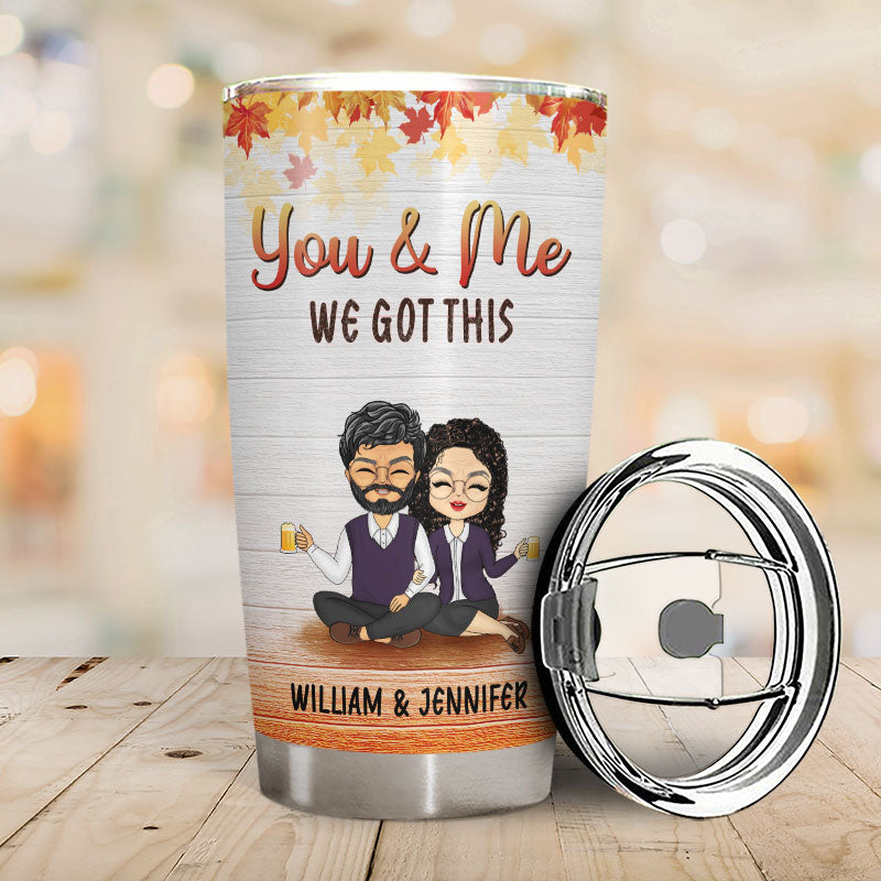 Couple I Wish I Could Have Found You Sooner Husband Wife - Couple Gift - Personalized Custom Tumbler