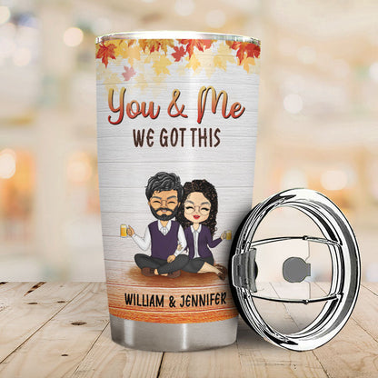 Couple I Wish I Could Have Found You Sooner Husband Wife - Couple Gift - Personalized Custom Tumbler