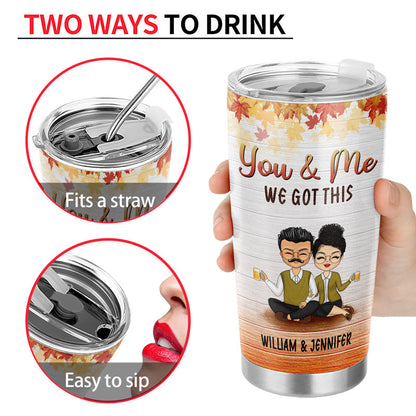 Couple I Wish I Could Have Found You Sooner Husband Wife - Couple Gift - Personalized Custom Tumbler