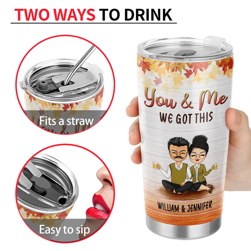 Couple I Wish I Could Have Found You Sooner Husband Wife - Couple Gift - Personalized Custom Tumbler