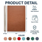 Behind You All Memories - Personalized Leather Journal