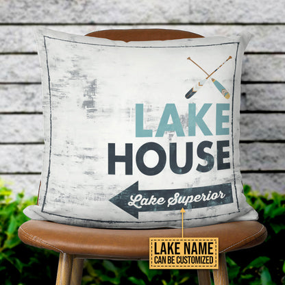 Lake Life Lake House Custom Pillow