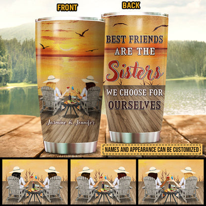 Lakes Bestie Choose For Ourselves Custom Tumbler, Bestie, Friend Gift