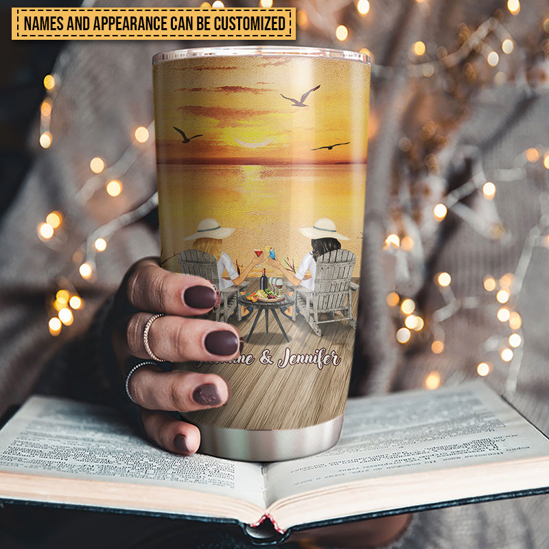 Lakes Bestie Choose For Ourselves Custom Tumbler, Bestie, Friend Gift