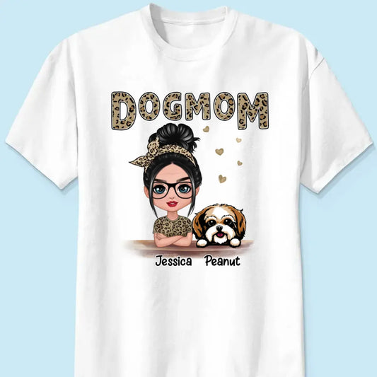 Leopard Shirt Doll Dog Mom Personalized Shirt Shirts & Tops The Next Custom Gift