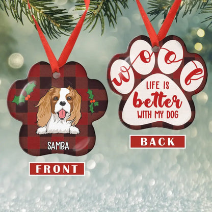 Life Is Better - Personalized Custom Aluminum Ornament ornament The Next Custom Gift