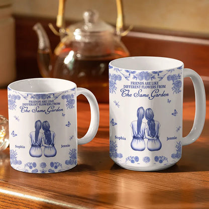 Long Time To Grown An Old Friend - Personalized White Edge-to-Edge Mug