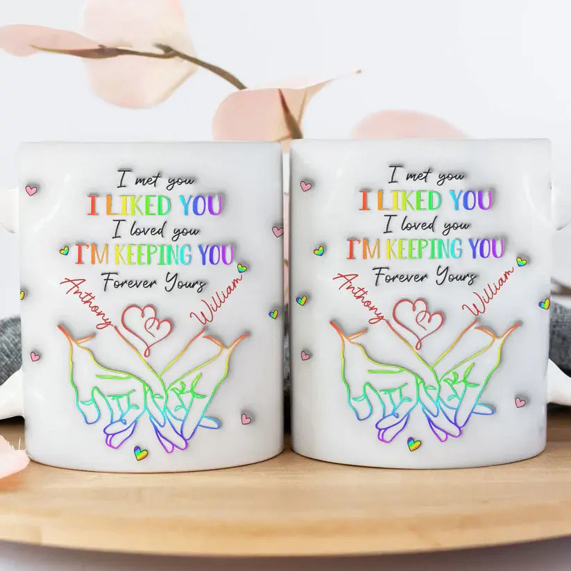 Love Knows No Gender - Personalized Mug Mug The Next Custom Gift