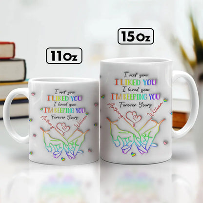 Love Knows No Gender - Personalized Mug Mug The Next Custom Gift