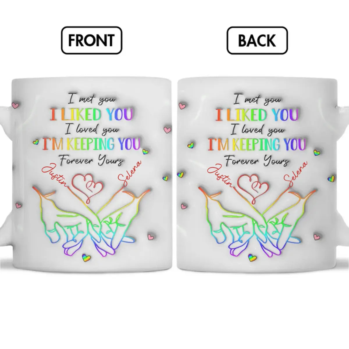 Love Knows No Gender - Personalized Mug Mug The Next Custom Gift