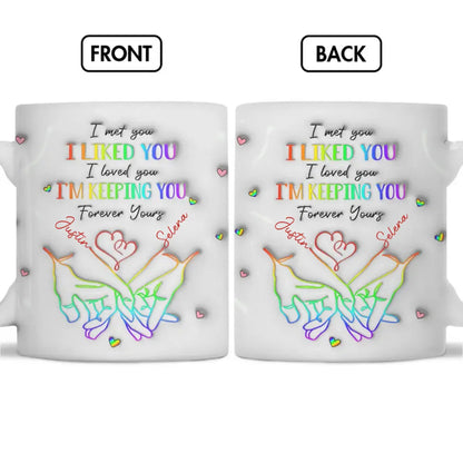 Love Knows No Gender - Personalized Mug Mug The Next Custom Gift