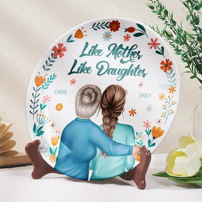Love That You Are My Mom - Personalized Ceramic Plate