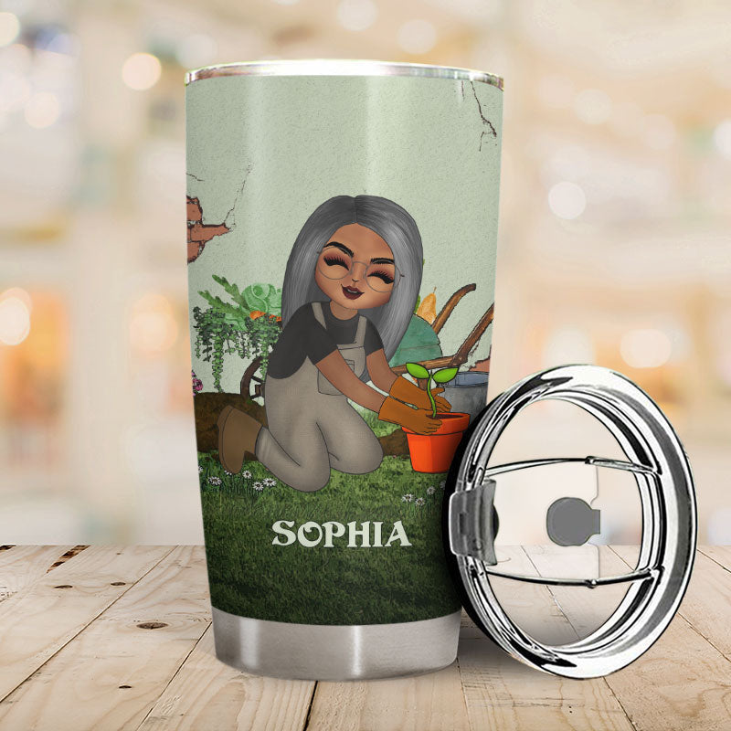You're Never Too Old - Gift For Gardener - Personalized Custom Tumbler