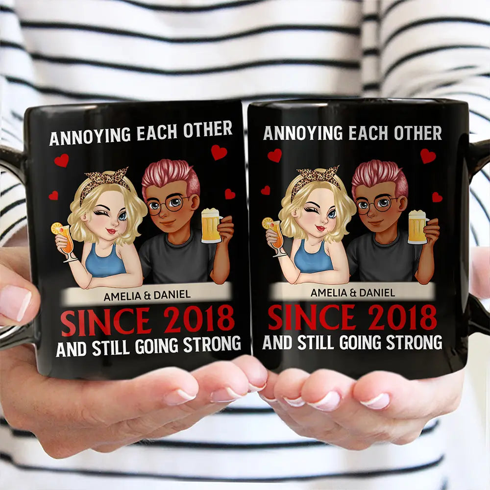 Turban Couple Annoying Each Other Since - Personalized Mug