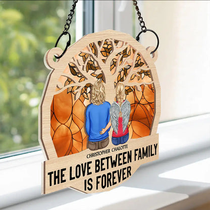 Life Is Better With Family - Personalized Window Hanging Suncatcher Ornament