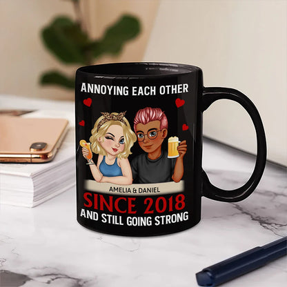 Turban Couple Annoying Each Other Since - Personalized Mug