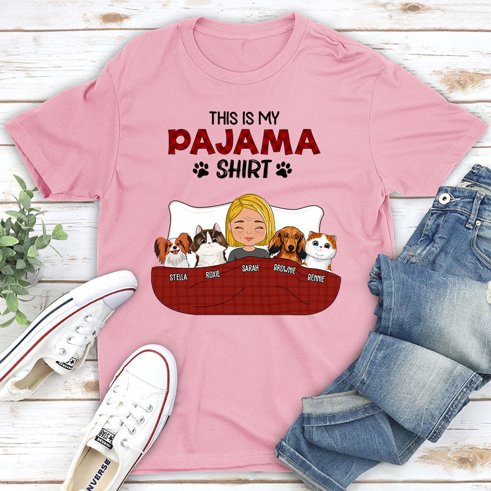 Pajama Shirt Version 3 - Personalized Custom Unisex T-shirt