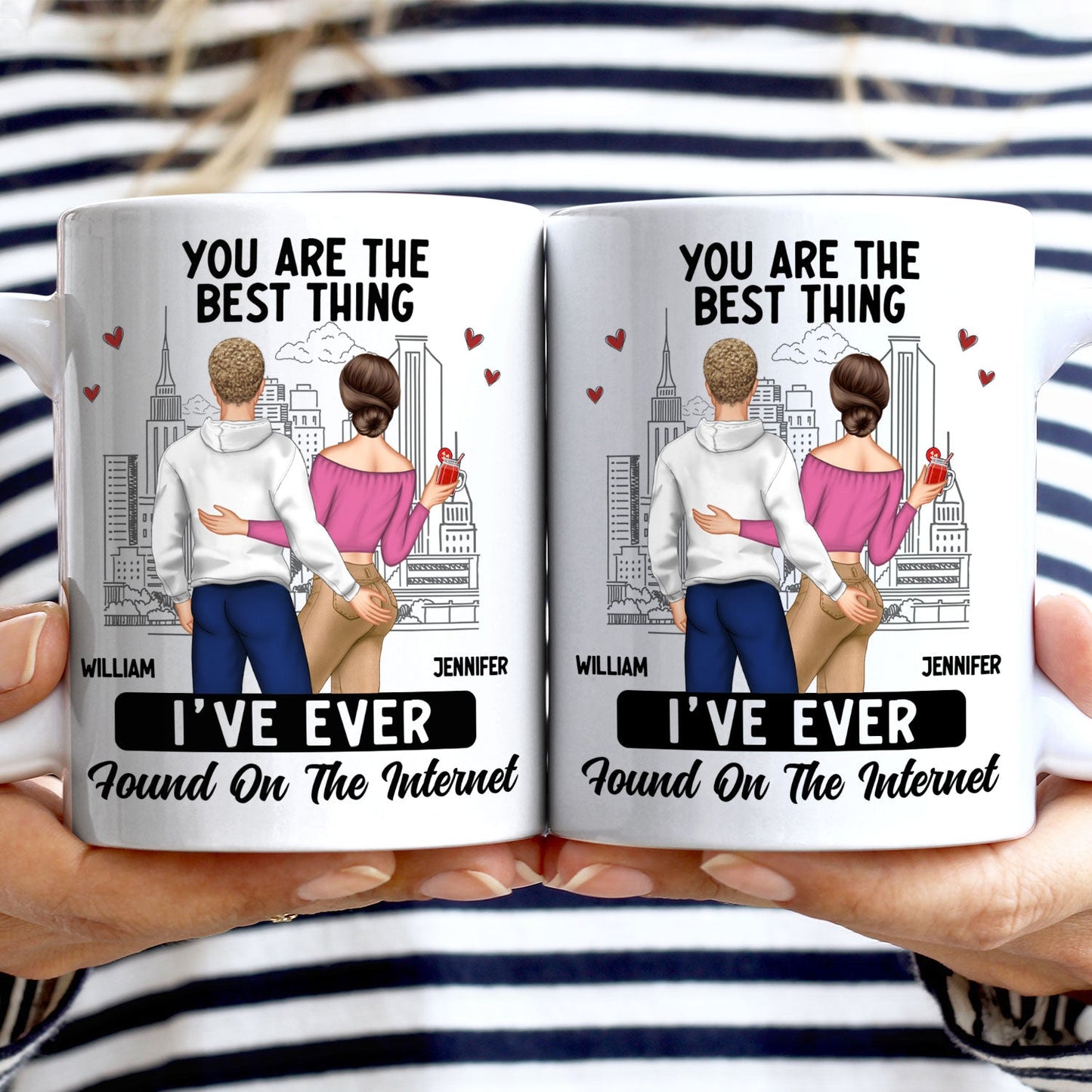 Couple You Are The Best Thing I Have Found Online - Gift For Couples - Personalized Mug