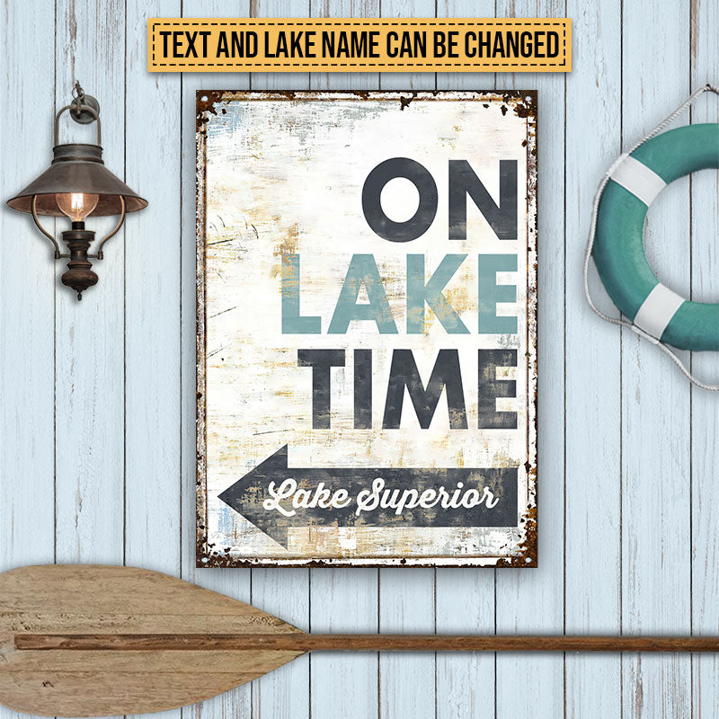 Lake House Sign Custom Classic Metal Signs