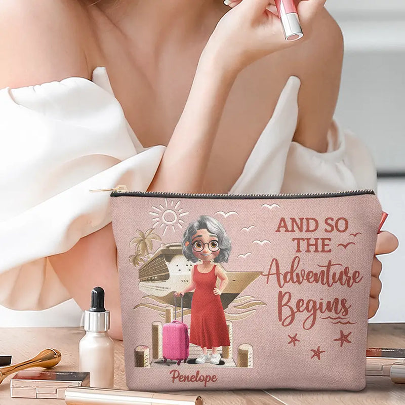 All My Travel Crap - Personalized Cosmetic Bag