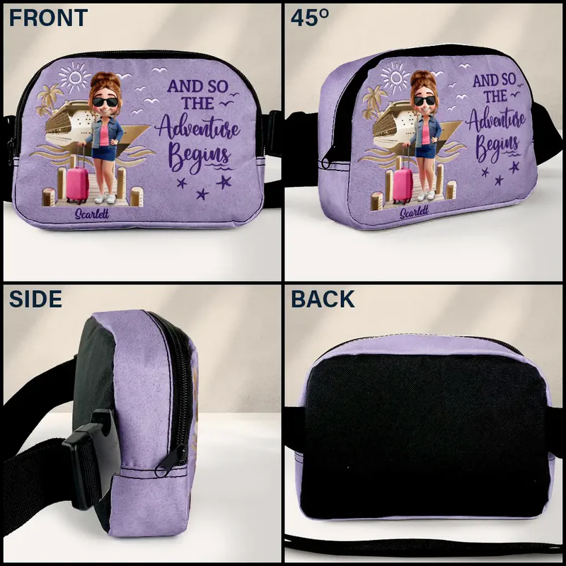 All My Travel Crap - Personalized Crossbody Belt Bag