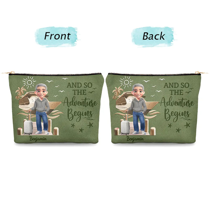 All My Travel Crap - Personalized Cosmetic Bag