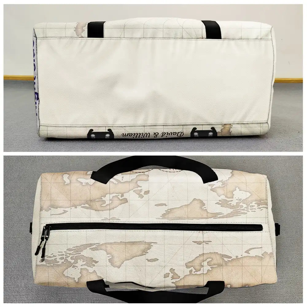Our Adventure Bag Travel Couples - Personalized Duffle Bag