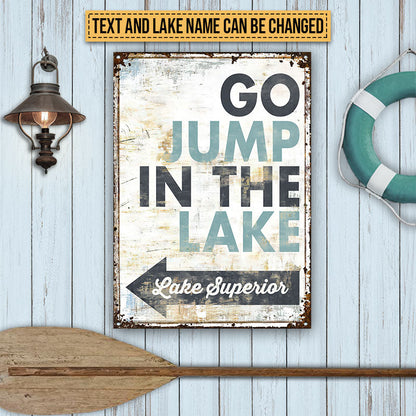 Lake House Sign Custom Classic Metal Signs