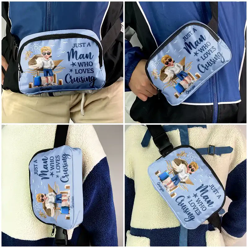 All My Travel Crap - Personalized Crossbody Belt Bag