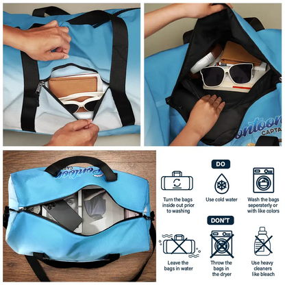 Pontoon Captain Like A Regular Captain Only More Drunker - Personalized Duffle Bag