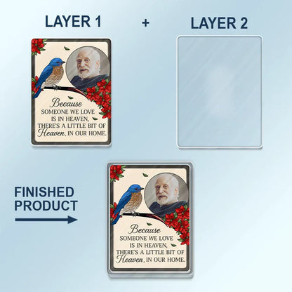 Custom Photo Memorial I'm Always With You - Personalized Custom Shaped Acrylic Car Visor Clip