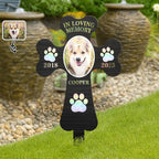 Custom Photo In Loving Memory Pet - Personalized Metal Garden Stake
