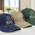 Plant Lady - Personalized Vintage Washed Denim Cap